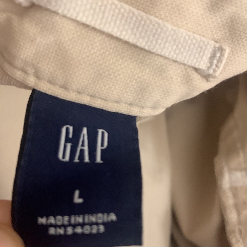 GAP Cropped Khaki Utility Jacket- EUC - Picture 10 of 12